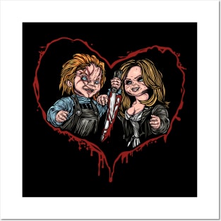 Chucky and Tiffany Posters and Art